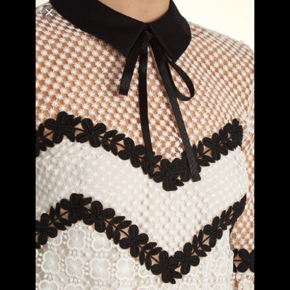 SELF-PORTRAIT
PETAL LACE MINI DRESS
NWT - Picture 5 of 6